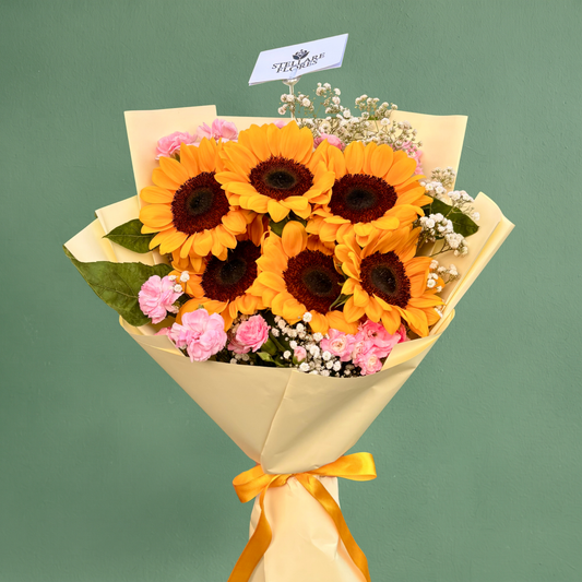 Ramo Clásico Stellare de 6 Girasoles