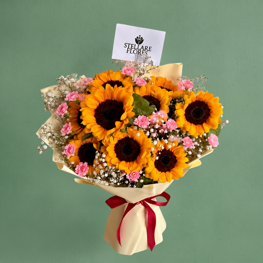 Ramo Ideal Stellare de 9 Girasoles
