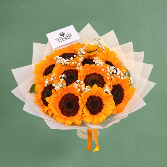 Ramo Deluxe Stellare de 12 Girasoles