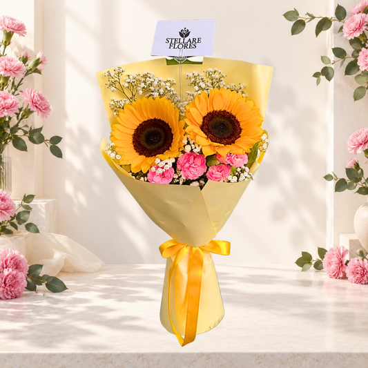 Ramo Petite de 2 Girasoles