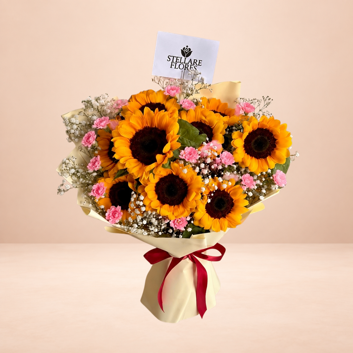 Ramo Ideal Stellare de 9 Girasoles